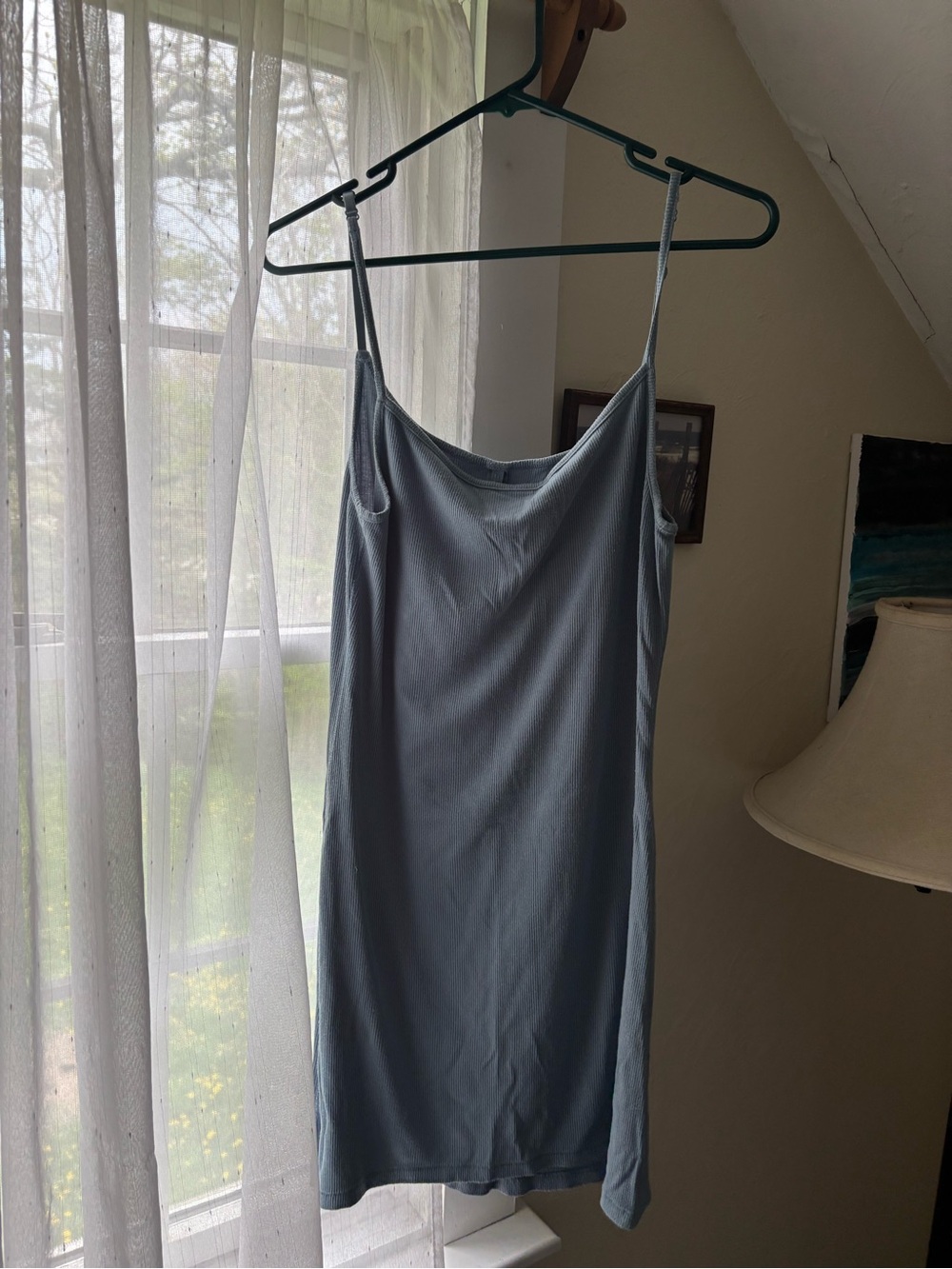 SKIMS Light Blue Slip Dress
